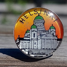 Helsinki Matkailumerkki. Halkaisija - 18 mm. - pikkukuva 1