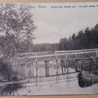 Evo, Rautjärvien välinen joki ja silta, mv pk, p. 1909 - pikkukuva 1