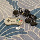 Huollettu SFC / SNES Alkuperäinen Ohjain + Jatkojohto 5 - pikkukuva 1