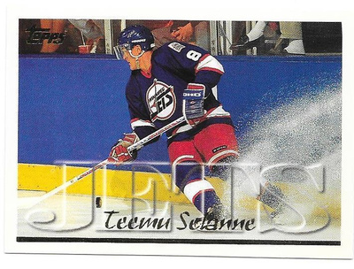 1995-96 Topps #195 Teemu Selänne Winnipeg Jets