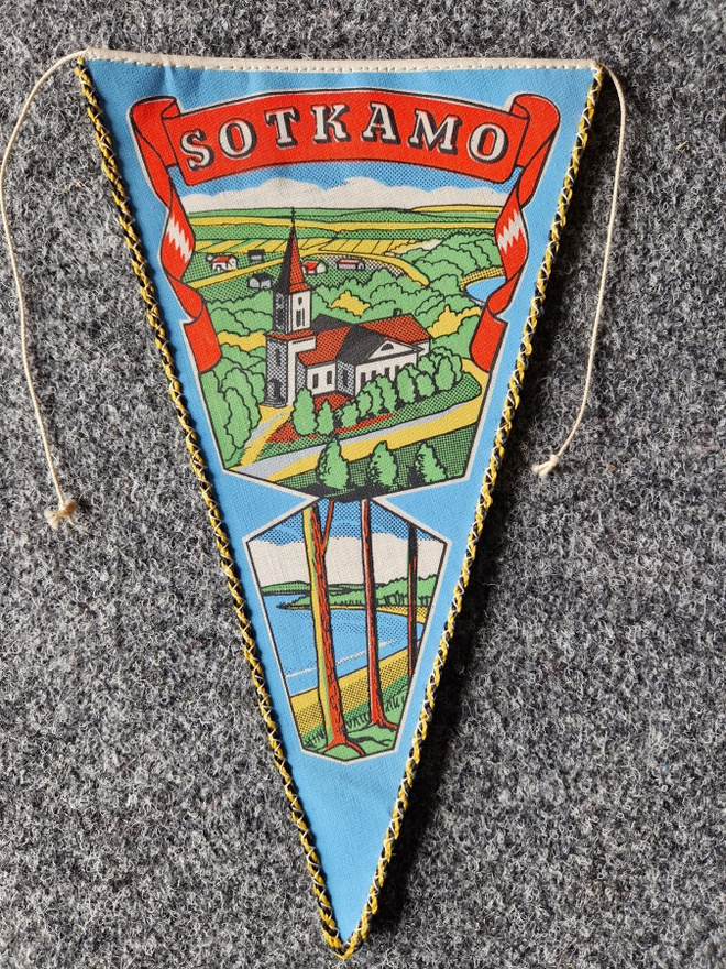 Sotkamo vintage iso matkailuviiri