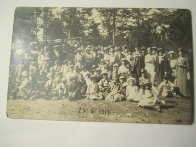 VANHA Postikortti Asikkala 1915