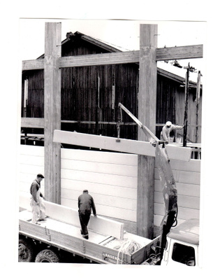 Vuosaari Helsinki Siporex varasto 1961