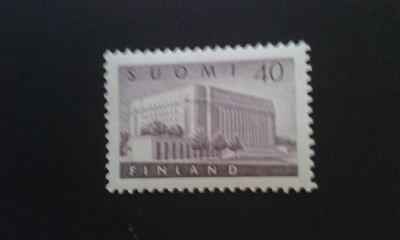 1956 yleismerkki eduskuntatalo 40mk**