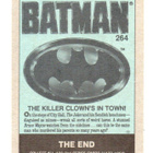 Purkkakuva BATMAN n:o 264 1989 THE KILLER CLOWN'S IN TOWN - pikkukuva 2