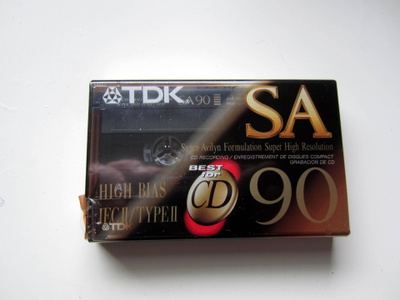 TDK SA 90 C-KASETTI UUSI