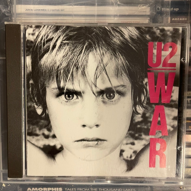U2 - War cd (Hyvin varhainen cd-painos, v. 1985)