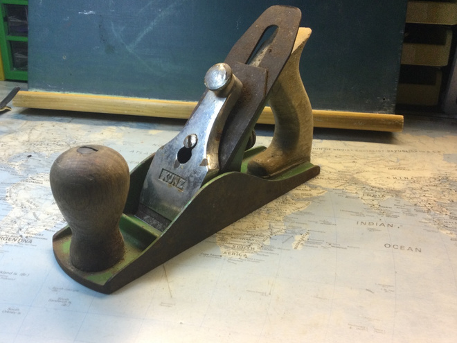 25cm ja kilo viisisataa grammaa vintagehöylä KUNZ