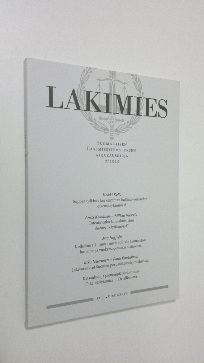 Lakimies 2/2015