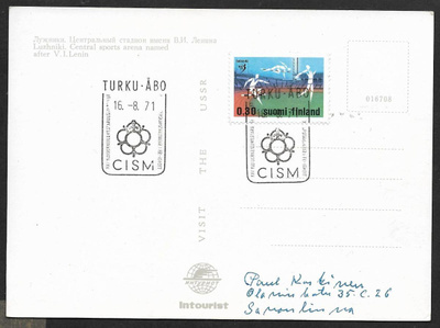 Turku - CISM 16.8.1971