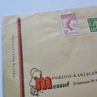 Postilähetyskuori 1952 Suomi, XV Olympia-merkki sarjalla - pikkukuva 3