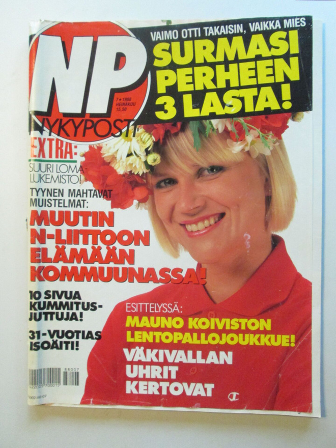 NYKYPOSTI LEHTI 7 / 1988 SISÄLLYSLUETTELO KUVA 2