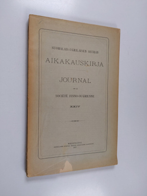 Suomalais-ugrilaisen seuran aikakauskirja XXIV = Journal ...