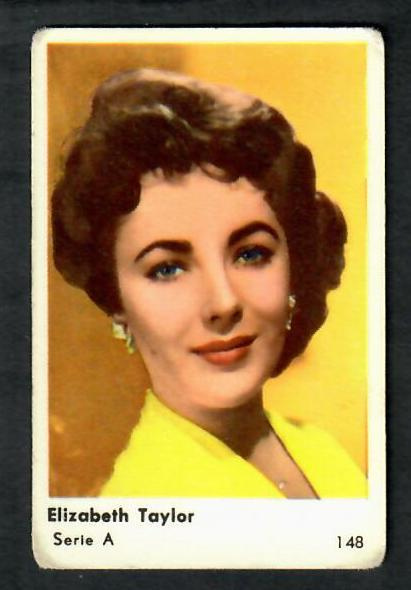 Keräilykuva - Elizabeth Taylor Serie A 148