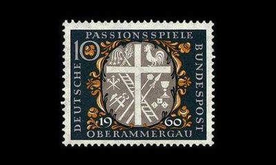 Saksa 329 ** Oberammergaun kärsimysnäytelmä (1960)