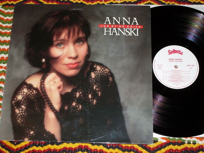ANNA HANSKI – Jos Et Sä Soita - LP 1992 suomi pop EX-