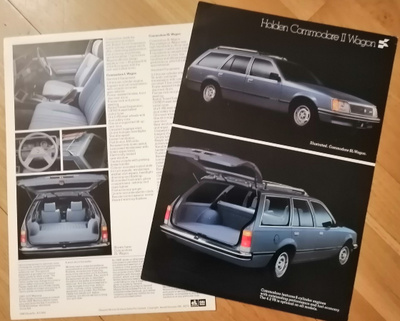1981 Holden Commodore II Wagon esite - KUIN UUSI - Australia