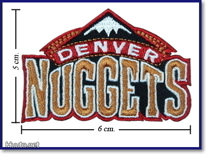 NBA - Denver Nuggets -kangasmerkki / haalarimerkki