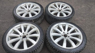 Alumiinivanteet 19", 5x112, Audi, Mb, Vw ym., nastarenkailla