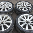 Alumiinivanteet 19", 5x112, Audi, Mb, Vw ym., nastarenkailla - pikkukuva 1
