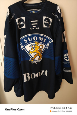 Annunen #31 game worn Suomen maajoukkue eht