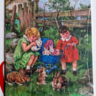 Pikkulapsia JaPupuja vintage palapeli.Paletti 410 - pikkukuva 3