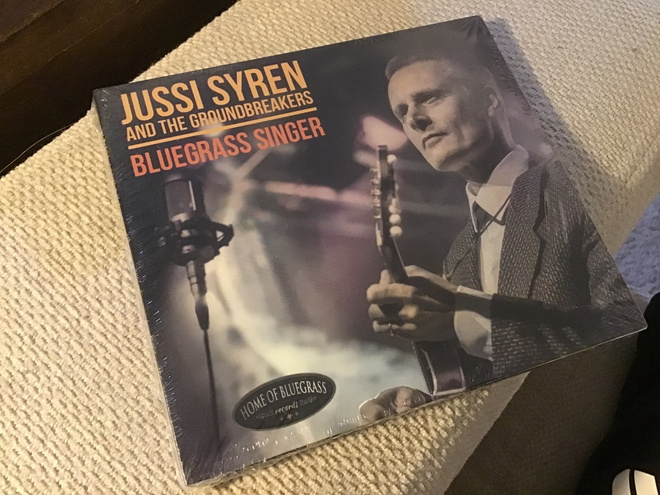 Jussi Syren & the grounbreakers . Bluegrass singer CD uusi
