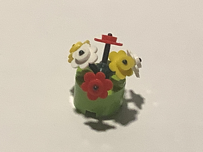 Lego kukkavarsi ja kukat + alusta