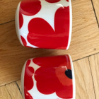 Marimekko, 2 kpl, Oiva Unikko kahvikupit - pikkukuva 2