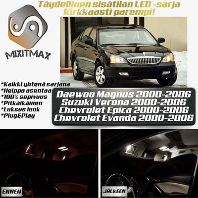 Daewoo Magnus / Verona Sisätilan LED-sarja 8-osa