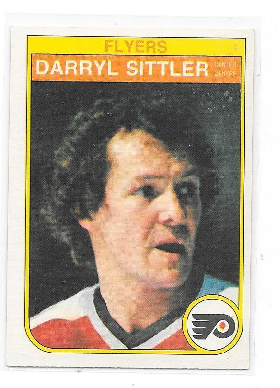 1982-83 OPC #257 Darryl Sittler Philadelphia Flyers