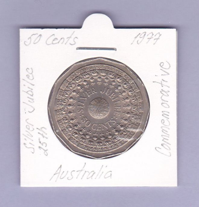 Australia 50 Cents v.1977 KM#70 Comm.