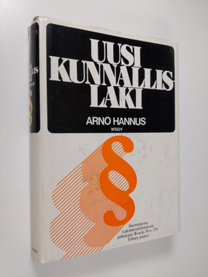 Arno Hannus : Uusi kunnallislaki