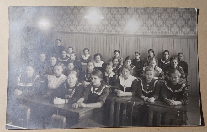 Jyväskylä, Tyttökoulun IV luokka, syyslukukausi 1912, ei p.