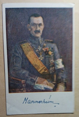 C. G. E. Mannerheim, pain, signeeraus, Kenttäpostia 1943