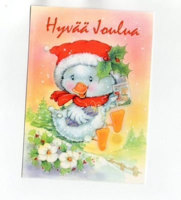 °°HYVÄÄ JOULUA°° -KORTTI /ANKI (Kiiltävä)