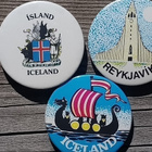 Islanti pinssit - 3 kpl. Ehjät lukitukset. Halkaisija - 36 m - pikkukuva 2