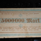 Germany Saksa Sutschein 5 million marks 1923 VF-- - pikkukuva 2