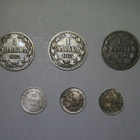 Suomi 6kpl hopearahoja alk. v.1865 - pikkukuva 1