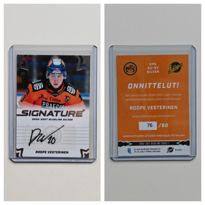 Roope Vesterinen Silver Signature Blueline