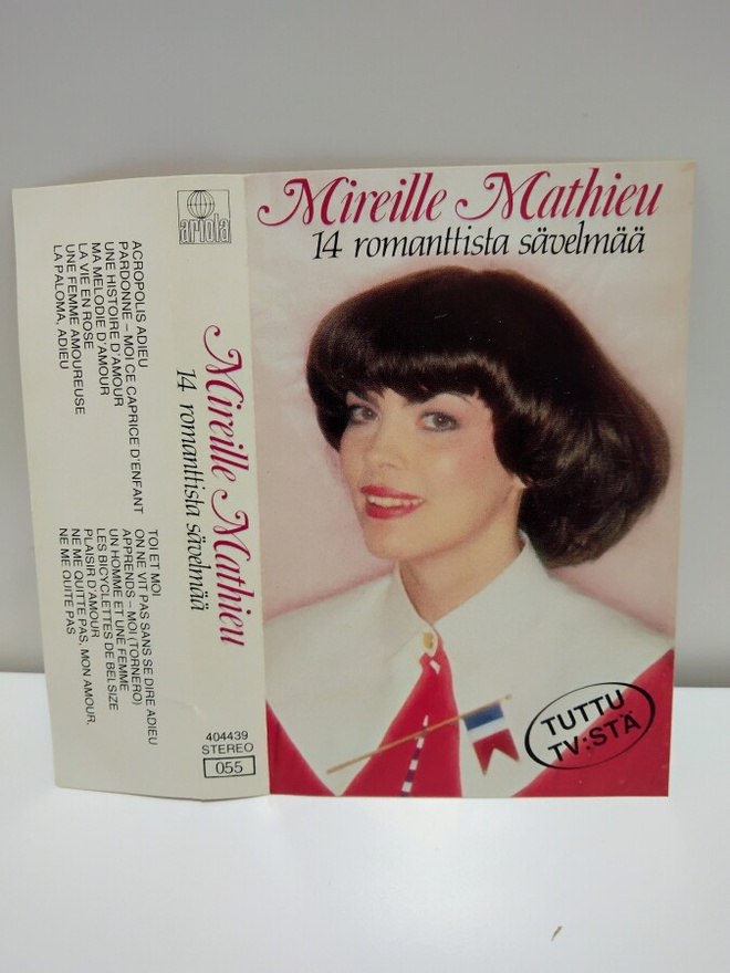 c-kasetti Mireille Mathieu 14 romanttista sävelmää