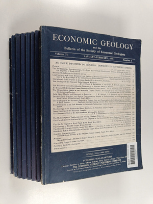 Economic Geology and the Bulletin of the Society of Econo...