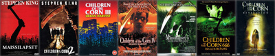 Maissilapset leffat 1-7 (1984-2001) Stephen King. 7xDVD