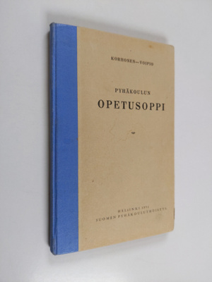 August Korhonen : Pyhäkoulun opetusoppi