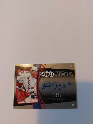 2006-07 Hot Prospects Hotagraphs #HND Nigel Dawes