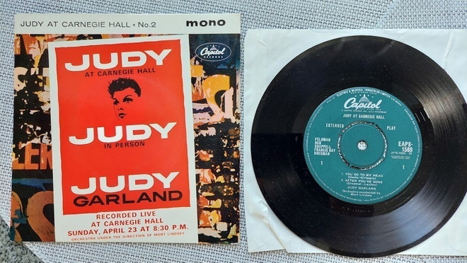 7" Judy Garland: Judy at Carnagie Hall No. 2