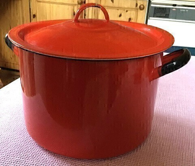 Vintage emali kattila 5 L
