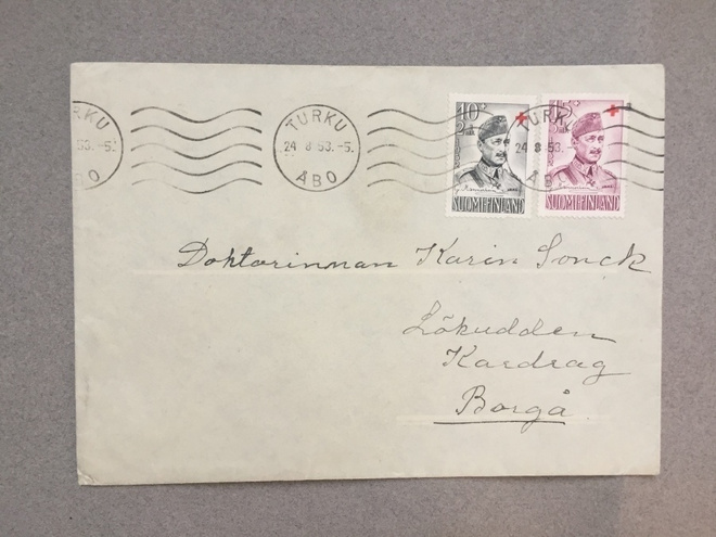 Postilähetys Mannerheim 1953