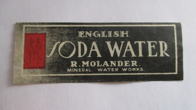 ENGLISH SODA WATER R.MOLANDER (AB10)