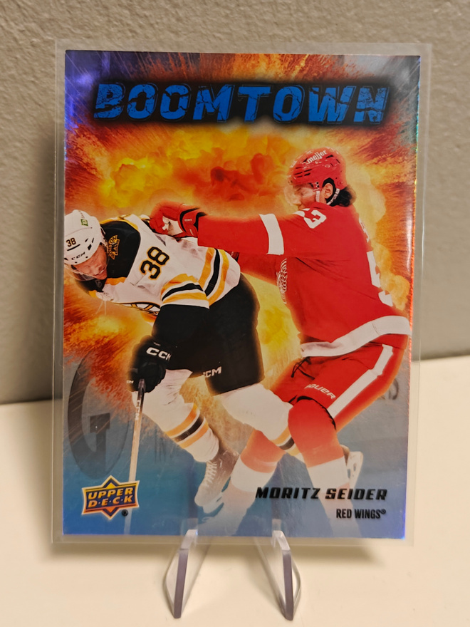 2025-26 Upper Deck Series 2 Moritz Seider #BT-4 Boomtown